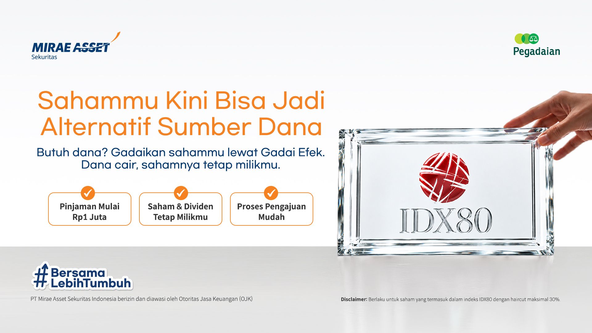 Gadai Efek: Sahammu Kini Bisa Jadi Alternatif Sumber Dana